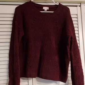 Dark burgundy brand new sweater